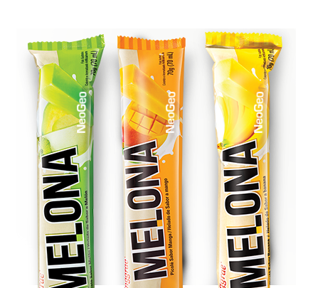 Neo Geo Melona frutilla, banana, melon, mango